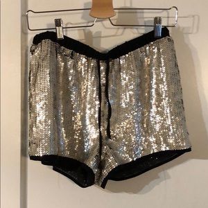 H&M Sequin Shorts